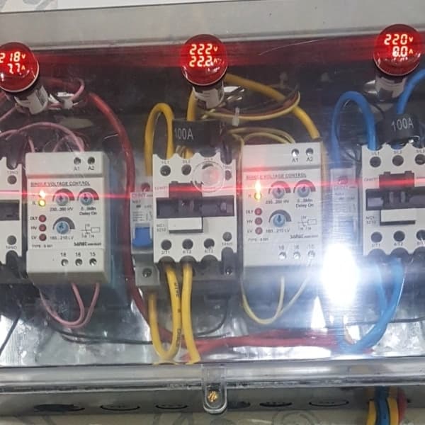 نمونه کار کلیه تعمیرات برق ساختمان و صنعتی و plc شماره ۷