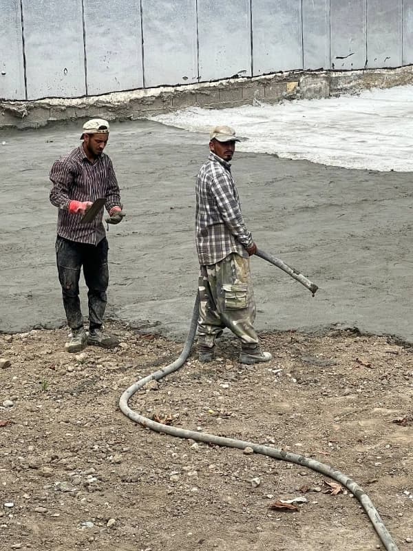 نمونه کار اجرای اسکلت فوم بتن سیمانکاری مکانیزه شماره ۳